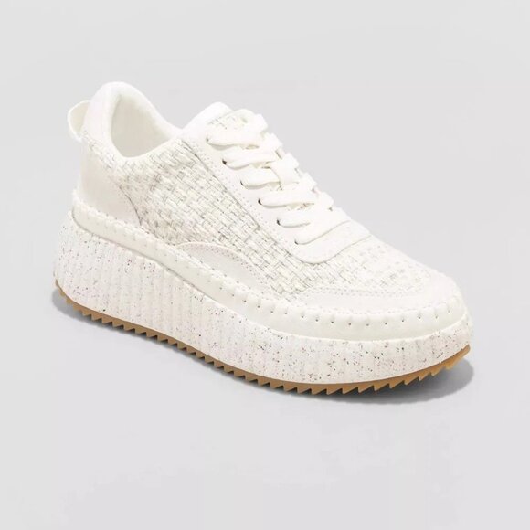 Universal Thread Off White Persephone Slip‑On Sneakers Women Size 8 - Picture 9 of 9